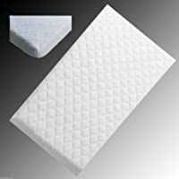 Colchón de espuma para bebé INSPIRE- cuna- cama de fibra de vidrio- acolchado y resistente al agua- todos los tamaños…